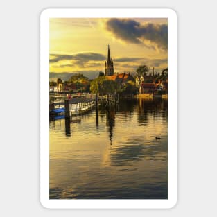 The River Thames At Marlow Sticker